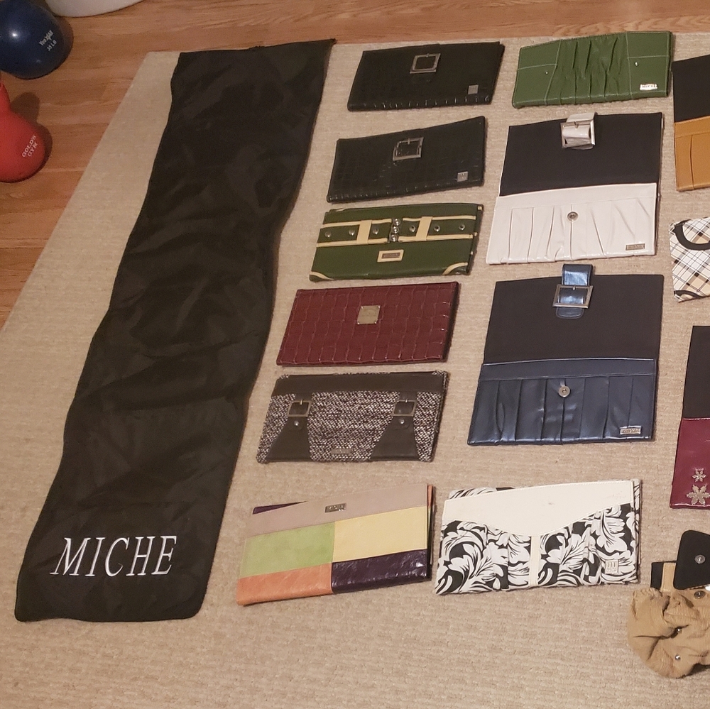 Miche purse, covers, and storage